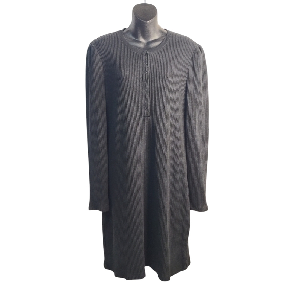 Gap Women's Black Longsleeve Stretch Dress  Size Large NWT